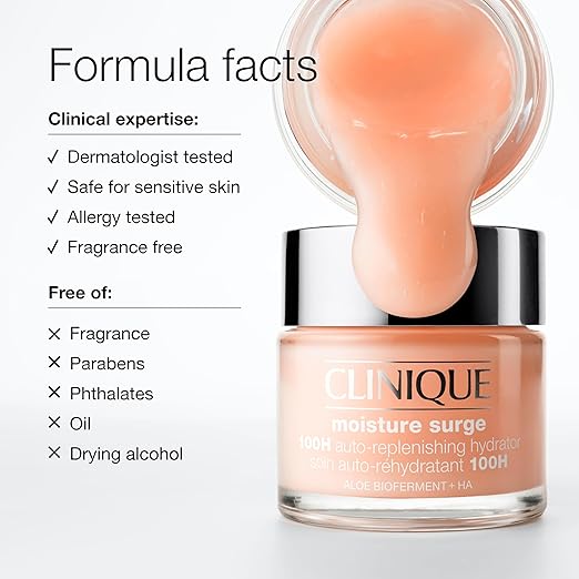 Clinique Moisture Surge 100H Auto-Replenishing Hydrator Oil Free Face Moisturizer
