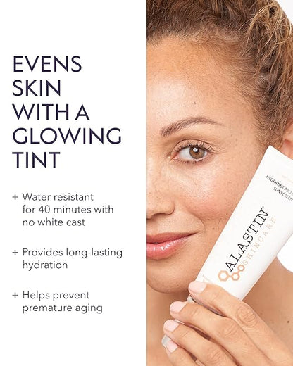 ALASTIN HydraTint Pro Mineral Sunscreen SPF 36 – 2-in-1 Tinted Daily Moisturizer – Blue Light &amp; Pollution Defense – 3.2 oz
