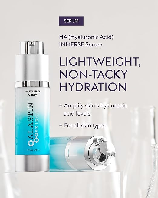 ALASTIN Skincare HA IMMERSE Serum – Hyaluronic Acid Hydrating Face Serum – 1 oz