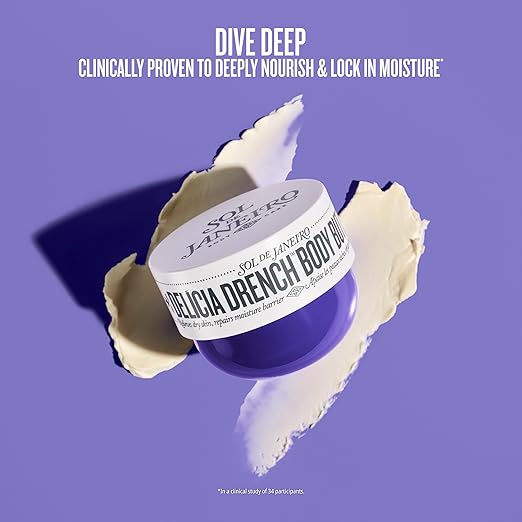 Sol de Janeiro Delícia Drench Body Butter – Deeply Hydrating & Barrier Repairing