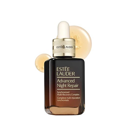 Estée Lauder Advanced Night Repair Serum – Synchronized Multi-Recovery Complex with Hyaluronic Acid – Anti-Aging & Firming Face Serum – 50mL