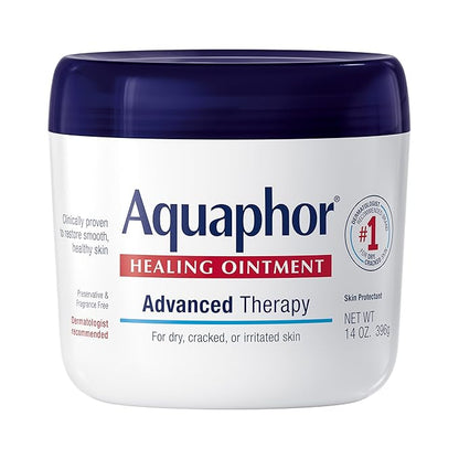Aquaphor Healing Ointment – Advanced Therapy Skin Protectant – 14 oz Jar