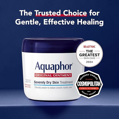 Aquaphor Healing Ointment – Advanced Therapy Skin Protectant – 14 oz Jar