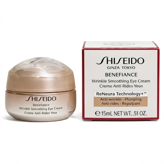 Shiseido Benefiance Wrinkle Eye Cream – Reduce Fine Lines, Puffiness & Dark Circles (0.51oz / 15ml)