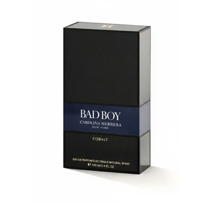 Bad Boy Cobalt Carolina Herrera 3.4oz- 100ml Eau de Parfum for Men