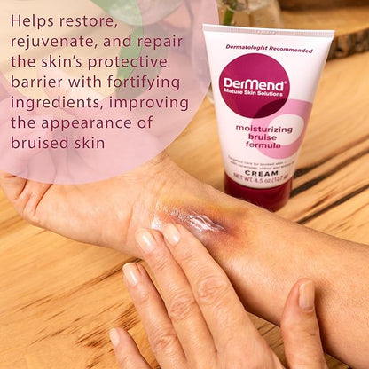 Dermend Arnica Bruise Cream with Vitamin K - Moisturizer for Bruising on Arms, Legs & Hands - 4.5 Oz