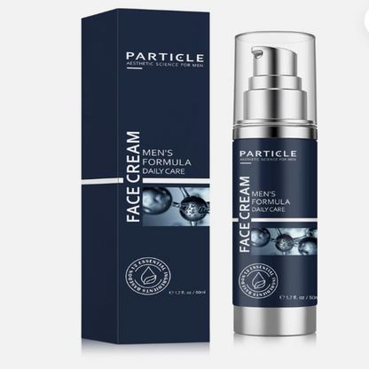 Particle Men’s 6-in-1 Advanced Face Cream – Daily Anti-Aging Moisturizer with Hyaluronic Acid & Vitamin C (50ml) 1.7 FL OZ