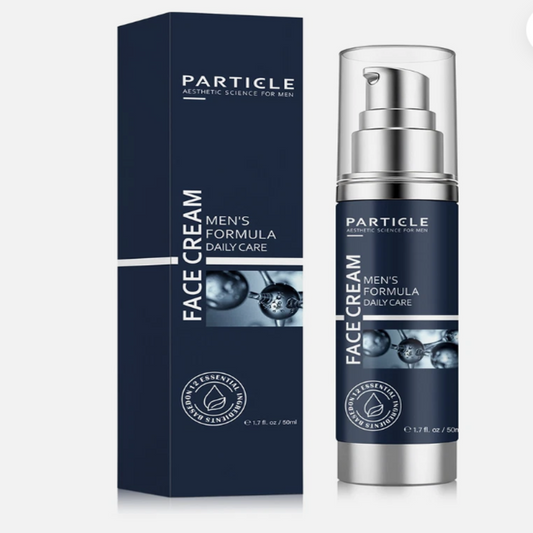 Particle Men’s 6-in-1 Advanced Face Cream – Daily Anti-Aging Moisturizer with Hyaluronic Acid & Vitamin C (50ml) 1.7 FL OZ