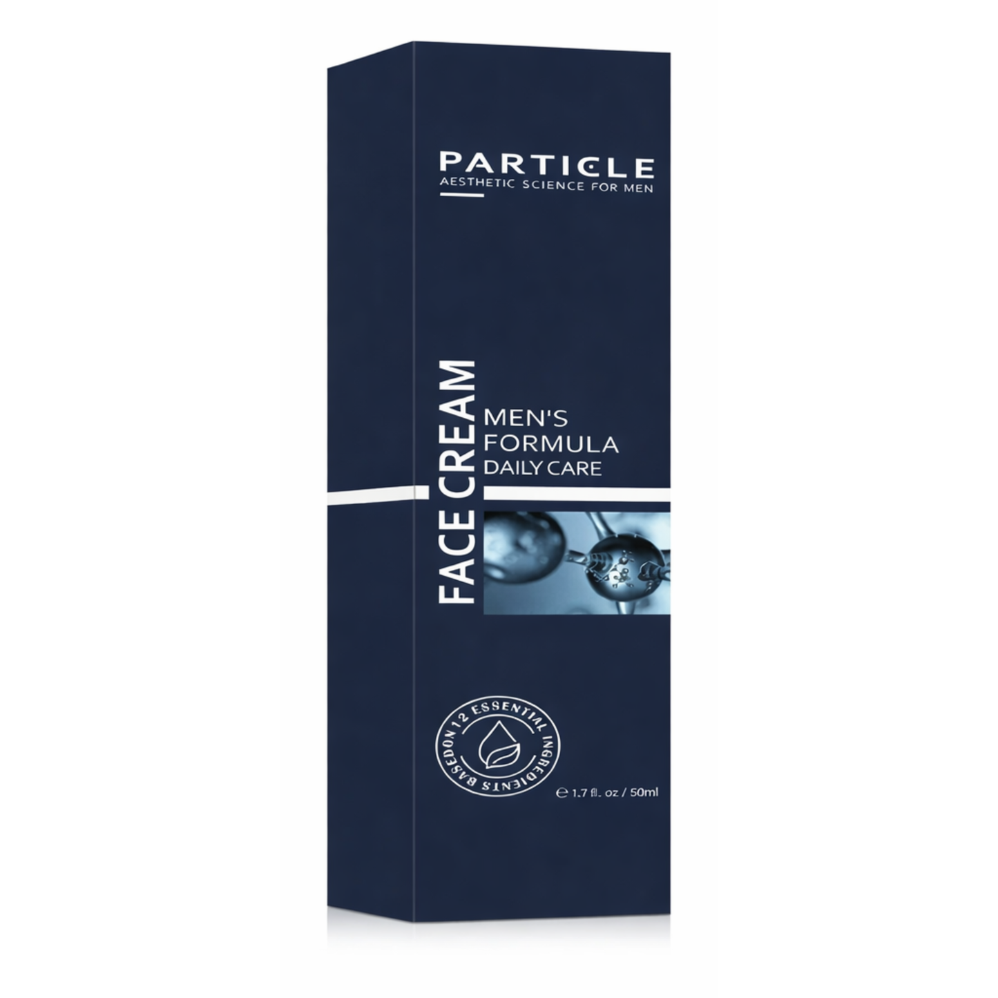 Particle Men’s 6-in-1 Advanced Face Cream – Daily Anti-Aging Moisturizer with Hyaluronic Acid & Vitamin C (50ml) 1.7 FL OZ