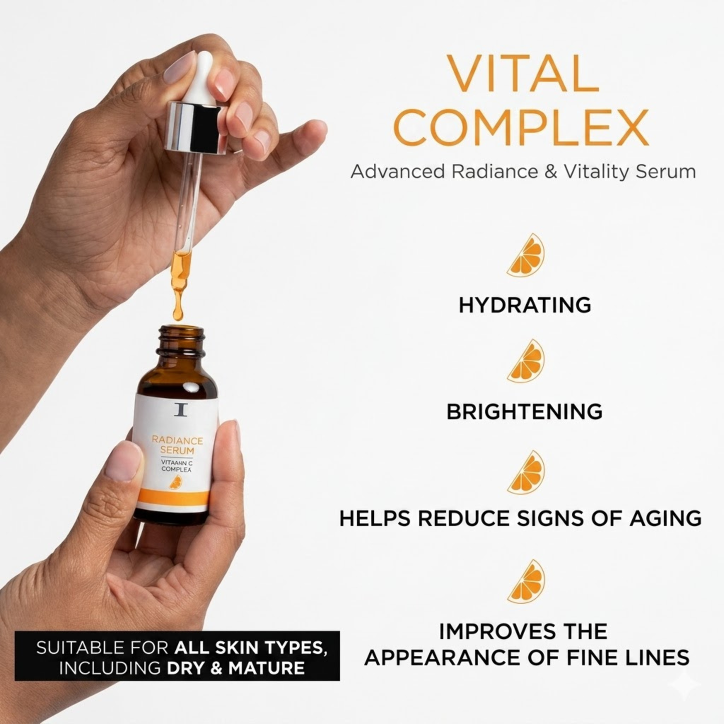 IMAGE Skincare Vital C Serum – Vitamin A, C & E Antioxidant Formula for Glow, Fine Lines & Skin Repair (1oz)
